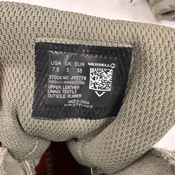 Merrell Moab 2 Defense Boot Sage Green Sz 7.5 - Picture 5 of 6